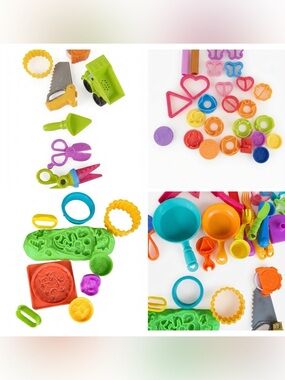 Play-Doh Cutter & Tool Set Lot - Multicolor